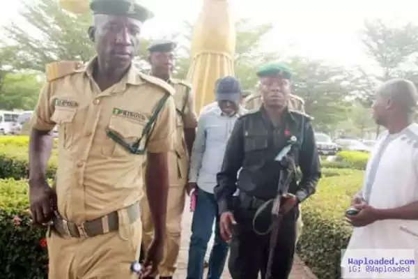 Photos of Abba Moro, others in court today, bail application deferred to tomorrow